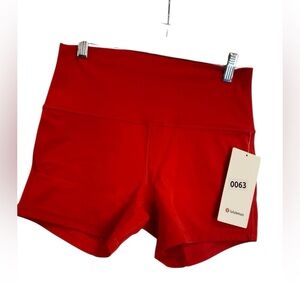 lululemon athletica Red Athletic Shorts